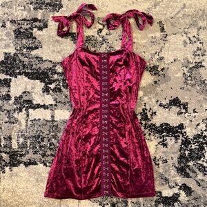 Burgundy Dress